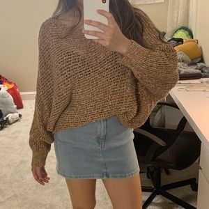 free people butterfly wing sweater / shawl